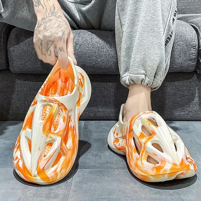 Модные мужские уличные сандалии Дышащие Сверхлегкие Новые Летние Низкая Цена Номер 41 Распродажа Модные Босиком Роскошные Стили 2025 Купить Мужскую Обувь