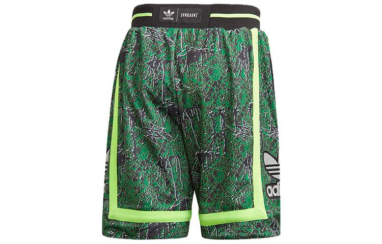 adidas Originals X SANKUANZ Повседневные шорты Мужские Черные Средние FS8921