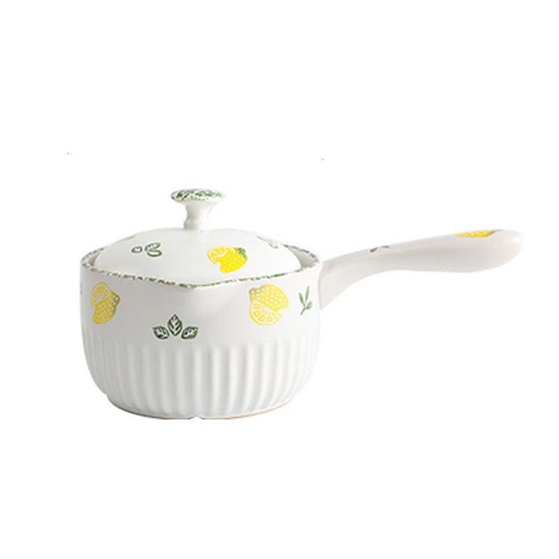 Керамический маленький горшочек для молока, горшочек с лапшой быстрого приготовления, маленький котелок для кипячения, молоко, милый горшочек с детскими добавками, маленький горшок, домашняя запеканка с лапшой