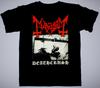 Винтажная футболка Mayhem Band Deathcrush Хлопок Черный Все Размеры Унисекс Футболка EL020 Унисекс Футболка