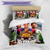 3pcs Neymar16 Design Cover Set - HD Printed Bedding with 1 Cover and 2 Pillowcases - Perfect for Home and Dorm Decor