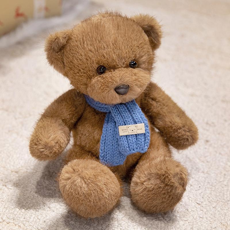 Cute Bears Stuffed Plush Toys Soft Animal Dolls For Kids Birthday Valentine'S Day Gifts Home Decor Party Bear Plushies