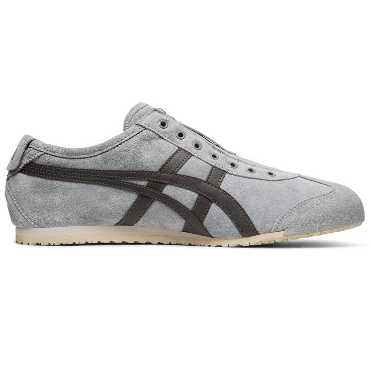 ONITSUKA TIGER Mexico 66 Slip-On Спортивные Нескользящие Износостойкие Низкие Повседневные Кроссовки Мужские серые 1183A438-020