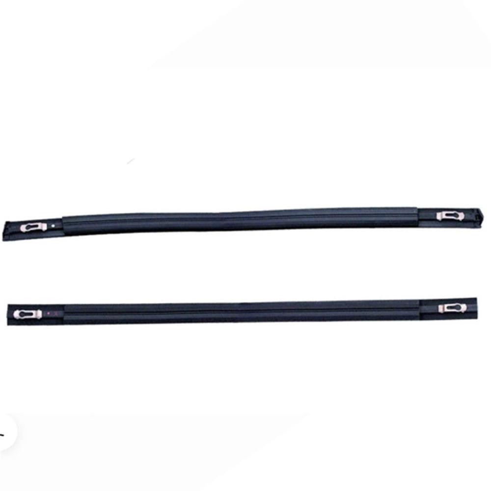 Pair For 15-20 Honda Fit Jazz GK Roof Drip Side Molding Assy Rubber Seal