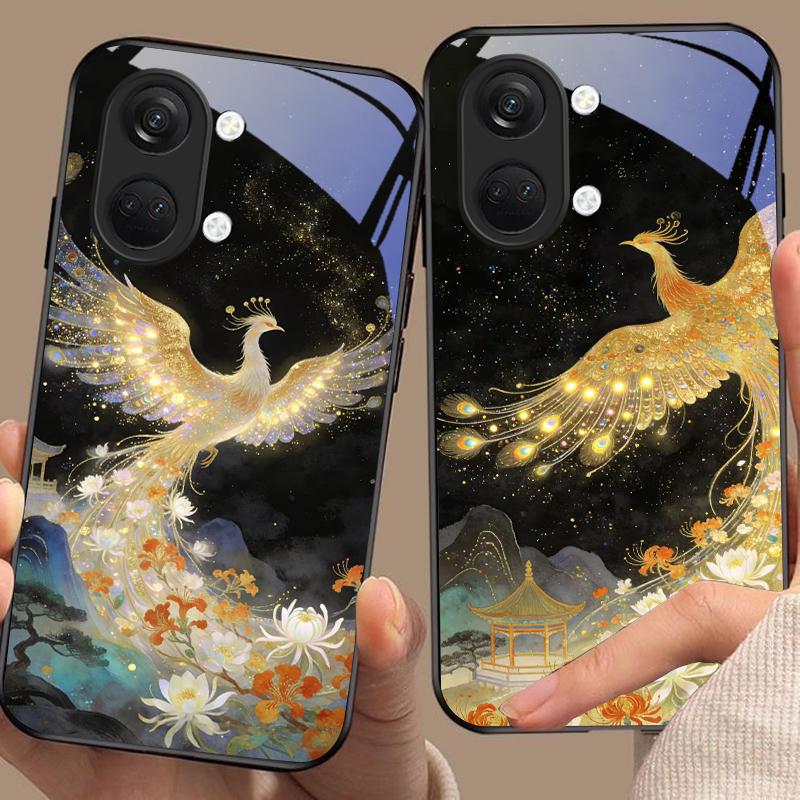 Потрясающая картинка Феникса для OnePlus 6 6T 7 7T 8 8T 9 10 Pro 11R 12R 13R Nord CE 2T 2 3 Lite N20 N30 Ace 2 3 2V Стеклянный Чехол для Телефона