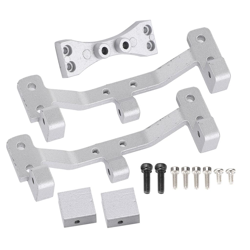 Модификация радиоуправляемой машины Сиденье рулевой тяги с кронштейном рулевого механизма задней оси для MN 112 99S D91 D90Серебристый