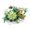 Серия LOZ Mini Block Nano Block Flower, 05. LOZ Green Flower, популярные корейские игрушки