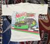 Винтажная рубашка Mello Yello Kyle Petty NASCAR №42 Неоновый AOP Большой 90-е 21x27