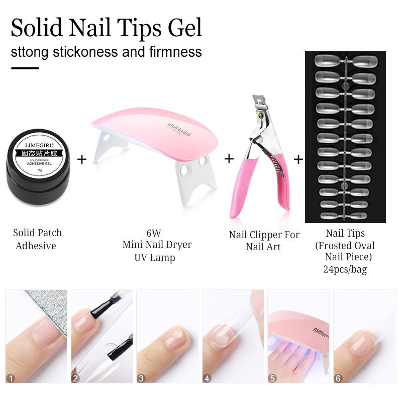 5 г твердый гель для кончиков ногтей, прозрачный замачиваемый УФ-светодиодный гель-лак для дизайна ногтей, функциональный гель, УФ-лампа, наборы для наращивания ногтей, твердый золотой корм для собак