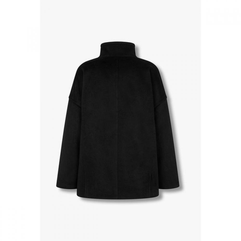 Studio Tomboy Women High Neck Wool Blend Half Coat 9176413992ar