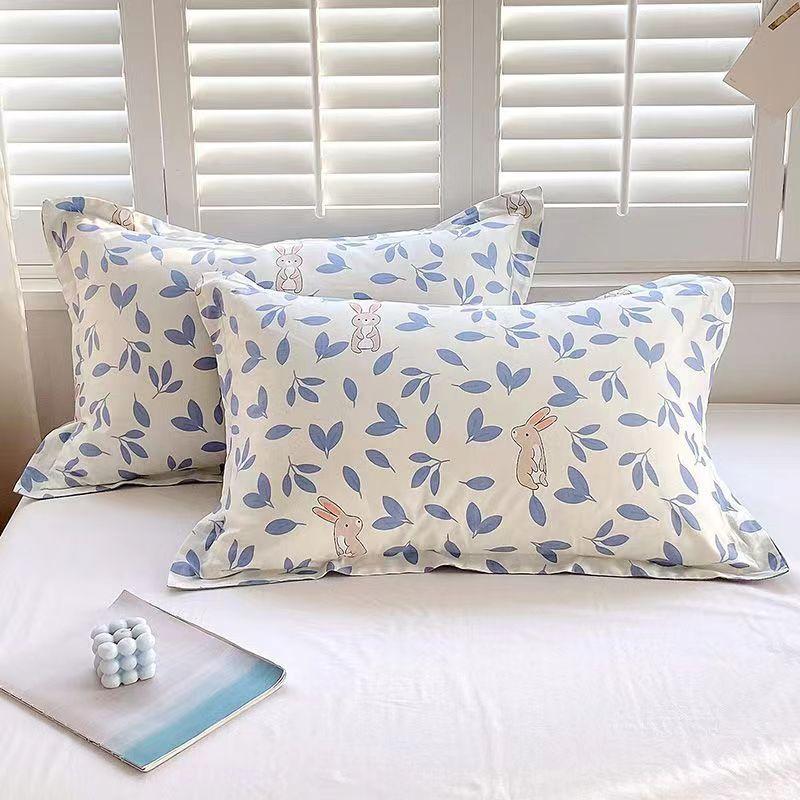 Пара хлопковых наволочек из саржи 48*74см на все времена года