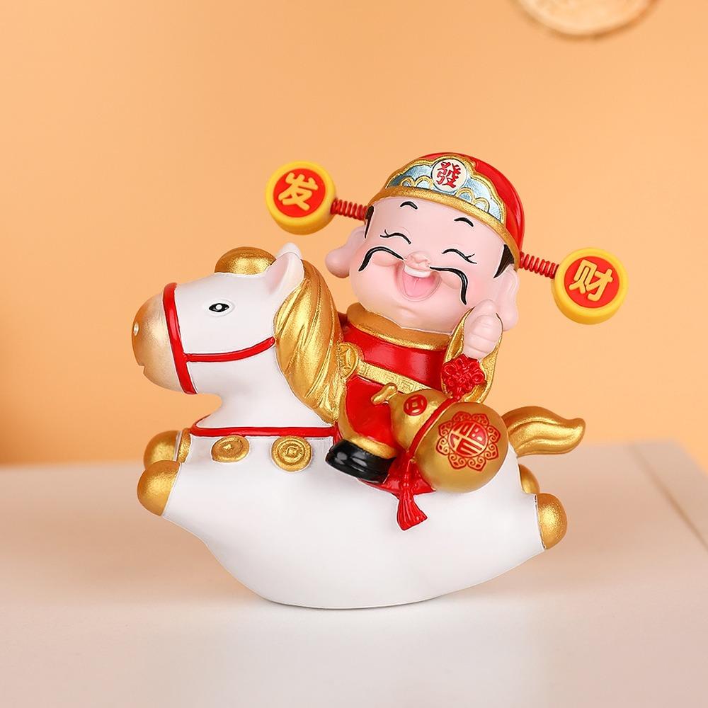 Year of The Horse 2026 Horse Year Figurines Resin Horse Statue Office Decoration
