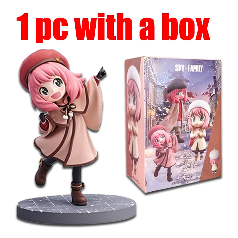 15 см Аниме Аня Форджер Фигурка Gekijouban Spy × Family Code White Kawaii Милая Модель Игрушка Подарок Набор для Коллекционирования Игрушка Фигурка Действия