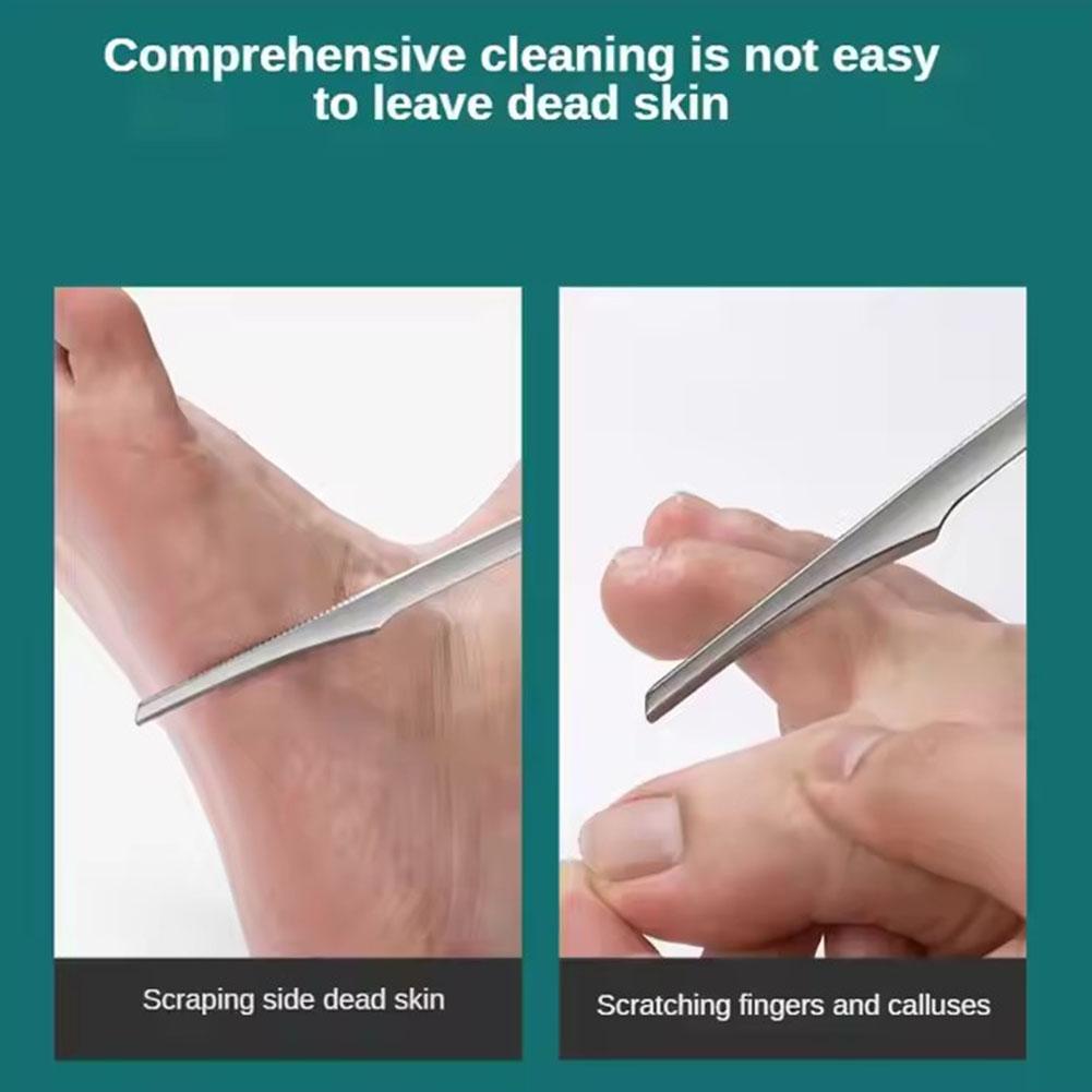 3/2/1 шт. нож для педикюра ног инструменты стальной нож для удаления кожи скребок маникюрный скребок V4W1