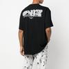 OFF WHITE T Shirts Men's Black Crew Neck Moderate OMAA038F22JER0031001
