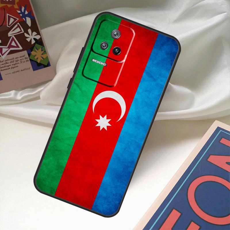 Azerbaijan Flag Case For POCO X6 Pro X3 X5 F3 F5 M5s M6 Pro Xiaomi 14 Ultra 11T 12T 13T Pro 12 13 Lite Cover