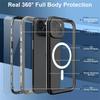Роскошный водонепроницаемый чехол для iPhone 16 15 14 13 Pro Max Plus IP68, защитный чехол для всего тела, для плавания под водой, дайвинга, магнитный чехол для телефона Magsafe