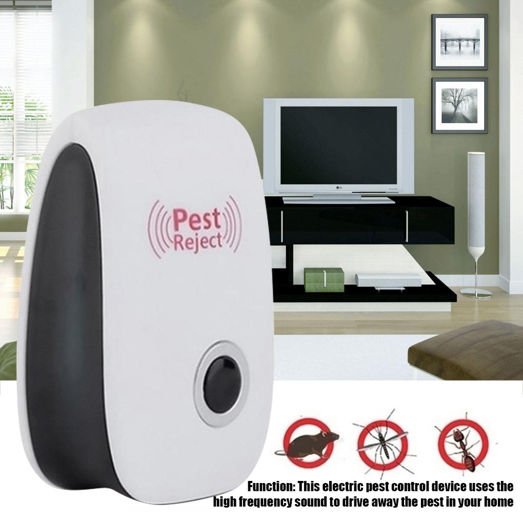 Безопасный ультразвуковой отпугиватель грызунов и насекомых Электронный отпугиватель мышей, тараканов, комаров, насекомых Эффективный контроль вредителей Уничтожитель Незаменимый
