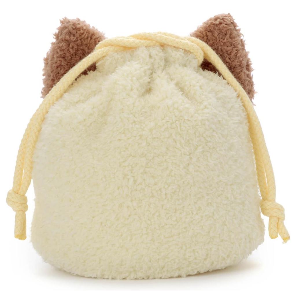 Takara Tomy Arts (TAKARATOMY A.R.T.S) Pokémon PokéPiece Plush Drawstring Bag, Pichu, Approx. 7.7 Inches (18 Cm) Wide