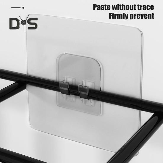 Полый стеллаж для хранения зонтов, настенная вешалка для пальто с 6 вешалками, органайзер для шляп и одежды для ванной комнаты, гостиной