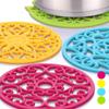 Набор круглых силиконовых термостойких подставок Miao Jia Yi