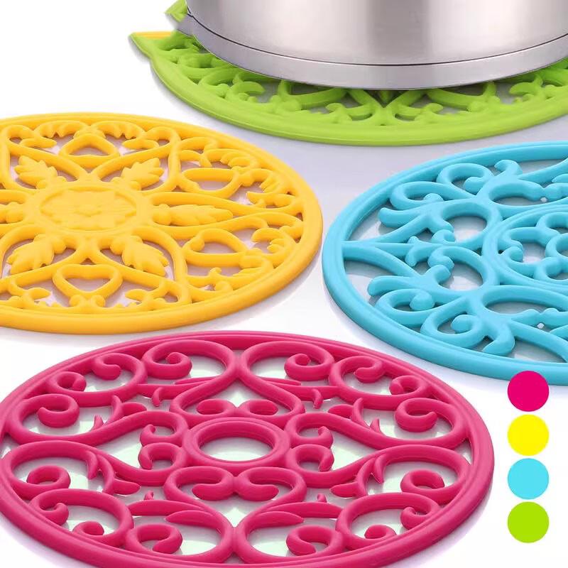 Набор круглых силиконовых термостойких подставок Miao Jia Yi