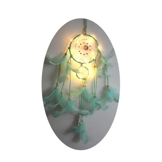 Ловец снов из перьев, довольно красочный подвесной декор, Ловец снов ручной работы для дома, спальни, подарок