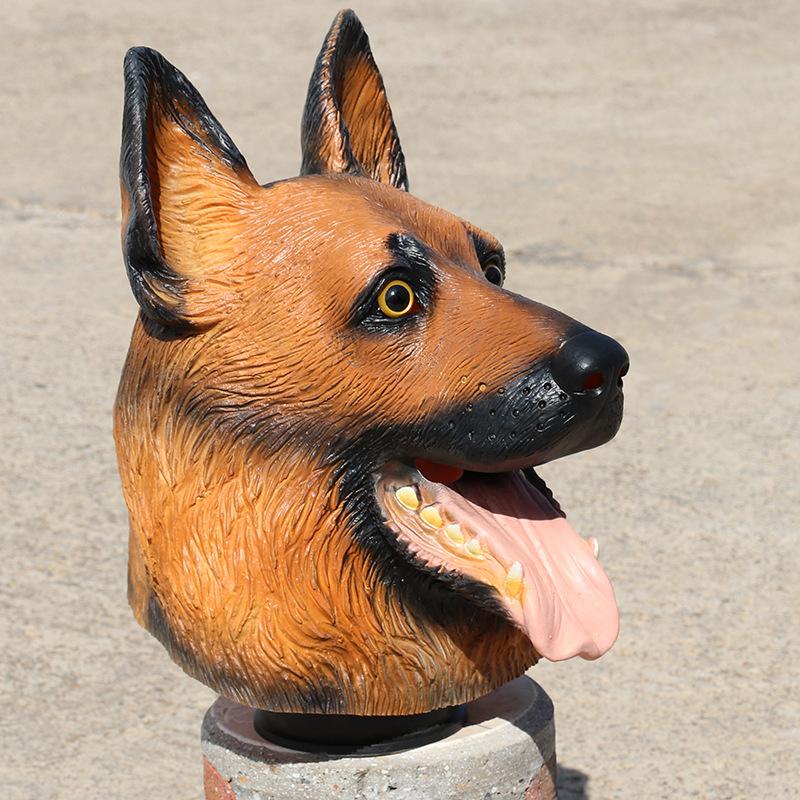 Wolf Dog Mask Halloween Latex Animal Headgear cosplay Funny costume live streaming props