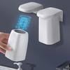 Креативный магнитный стаканчик для ополаскивателя полости рта, настенная подставка для зубных щеток, перевернутый держатель стаканчика для чистки зубов, аксессуары для ванной комнаты