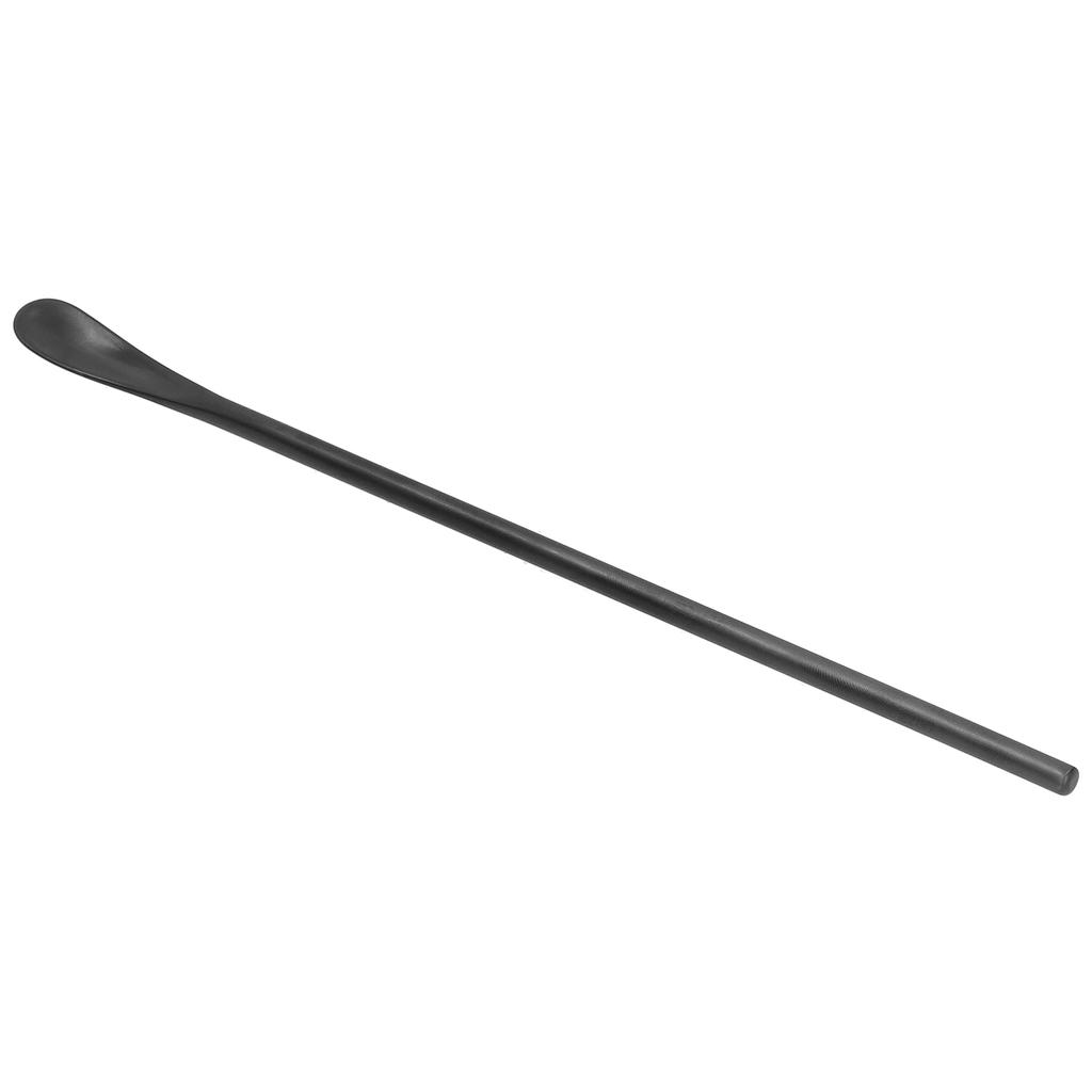 Ложка для размешивания кофе из нержавеющей стали 304, удлиненная ручка для коктейлей и смузи, матовый черный цвет