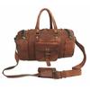 Leather Genuine Travel Bag Duffle Gym Men Vintage Luggage Air Bag Weekend
