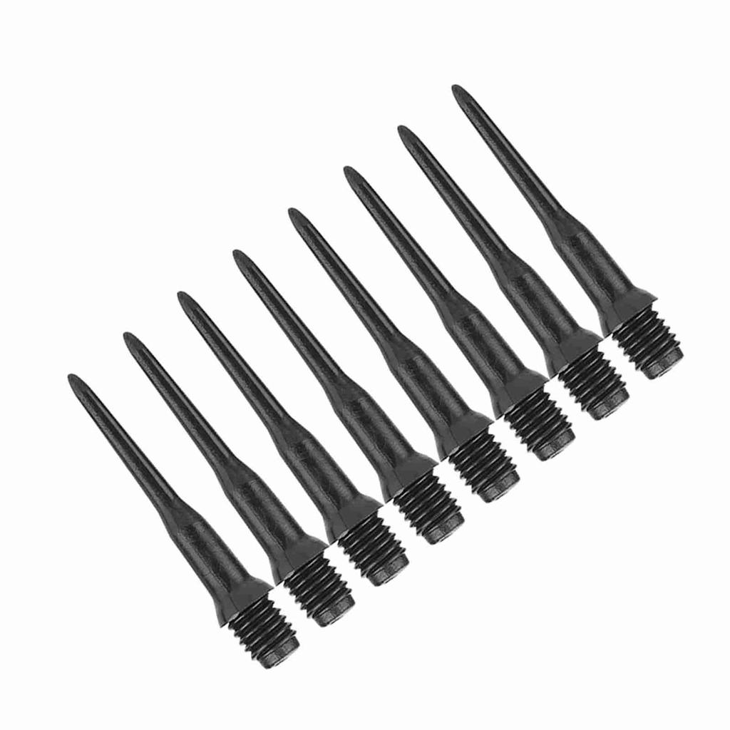 100pcs Plastic Dart Spots Needle Soft Tips Replacement Set Accessory for Electronic Darts Black