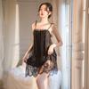 Sex underwear sexy temptation fat MM lace suspender nightdress pajama set perspective passion set