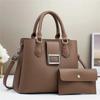 Новая однотонная сумка для мамы среднего возраста, модная сумка высокого уровня, сумка для отдыха, большая вместимость, сумка через плечо