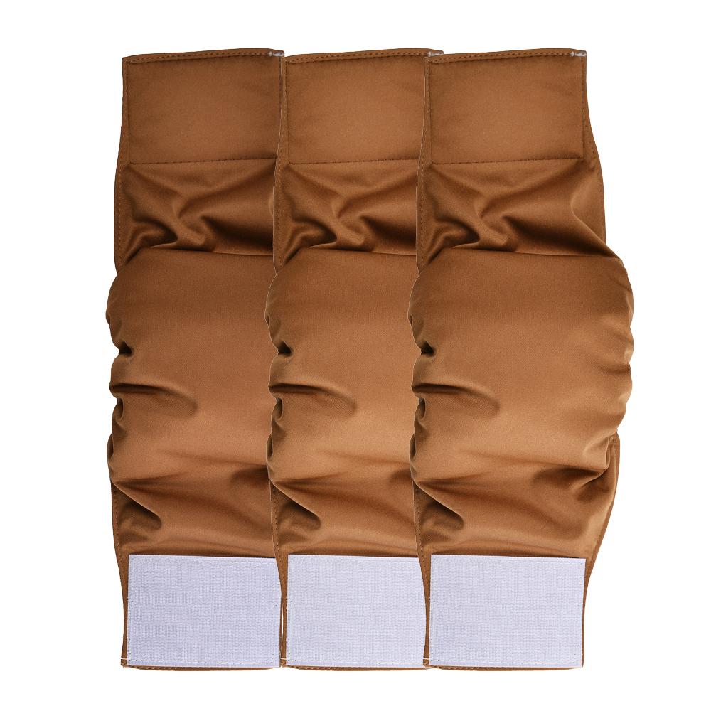 3 шт. многоразовый бандаж на живот для кобелей, моющиеся подгузники для домашних животных, физиологические трусы, короткие дышащие щенячьи подгузники, оберточные принадлежности