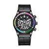 ONOLA Fashion Leather Unique Diamond Timing Watch Men's Multi Functional Cool Night Light Quartz Sports Watch Reloj Hombre