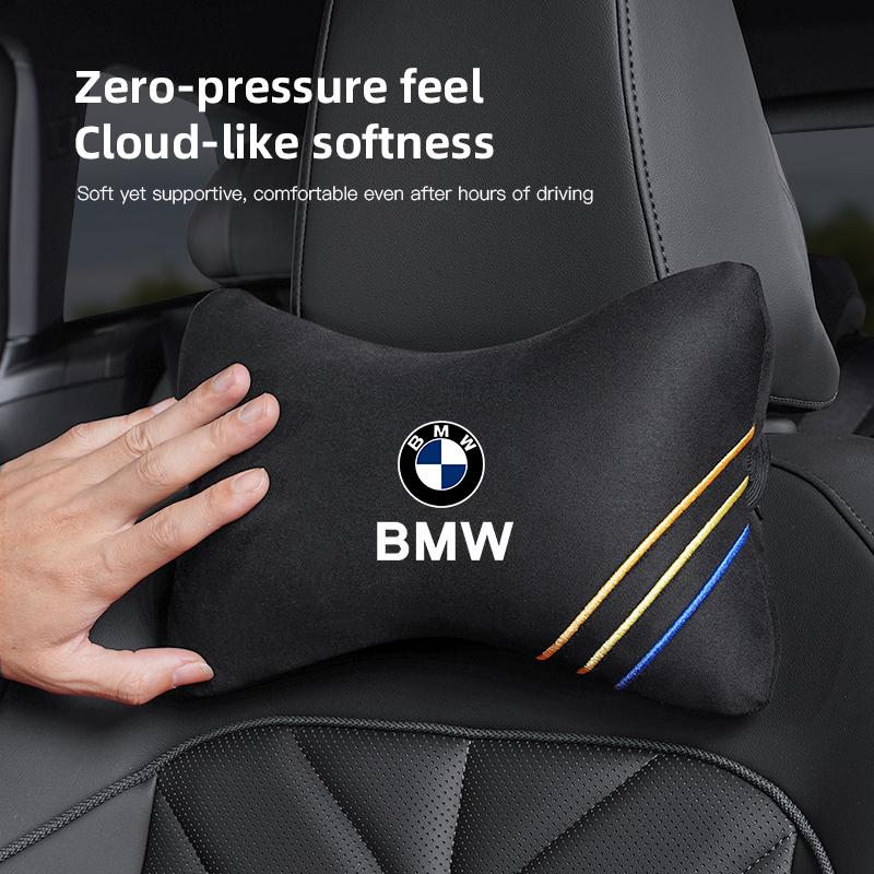 Car Headrest Neck Support Car Pillow Neck Rest Cushion Lumbar Support For BMW E46 E60 E90 E39 E87 E36 E92 E70 E91 X3 X5 X1 X2 X4 TC9