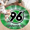 Hannover 96 Round Area Rug,Carpet Rug for Living Room Bedroom Sofa Playroom Decor,Non-slip Floor Mat