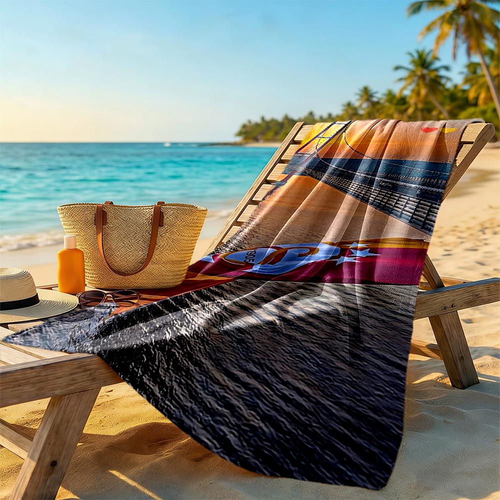 Galatasaray Beach Towel Super Soft Microfiber Quickdry Fabric Comfortable Lightweight Perfect for Traveling Yoga Camping and Swimming