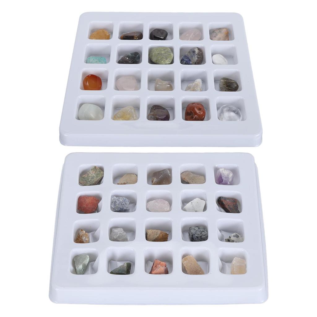 Набор Rock Collection Rock Fun, профессиональный минеральный рок-научный образовательный набор для детей, мальчиков, девочек