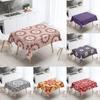 Геометрическая Мандала Цветочная Скатерть Свадебная Вечеринка Украшение Ресторанный Стол Домашний Декор Водонепроницаемый Прямоугольник