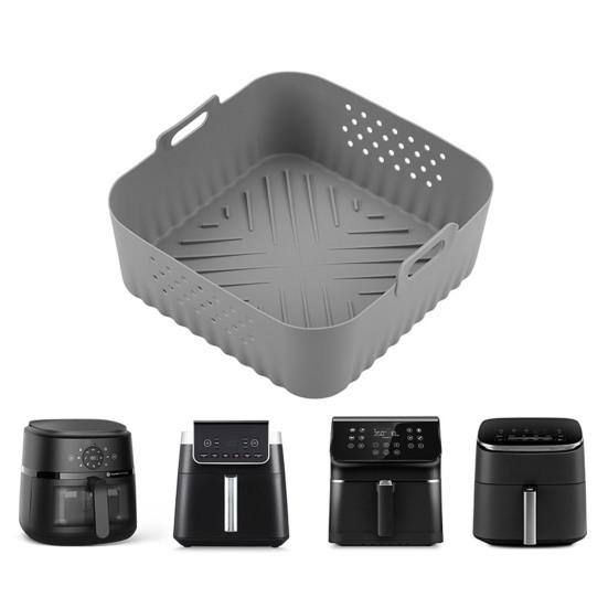 Универсальный силиконовый вкладыш для аэрофритюрницы, многоразовый антипригарный коврик для Ninja, безопасный для посудомоечной машины, аксессуар для аэрофритюрницы