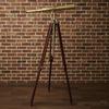 Royal Telescope Brown Tripod Solid Wood Retro Brass Telescope Nautical Home Office Decor Christmas New Year Wedding Anniversary Gift