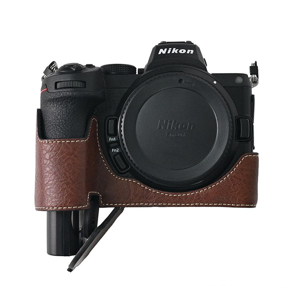 Получехол из искусственной кожи для камеры Nikon Z6II Z7II Z5 с магнитной крышкой с нижним открытием