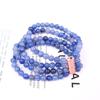 High Quality Colorful Natural Healing Crystal Gemstone Beads Multi-loop Bracelets for Gift