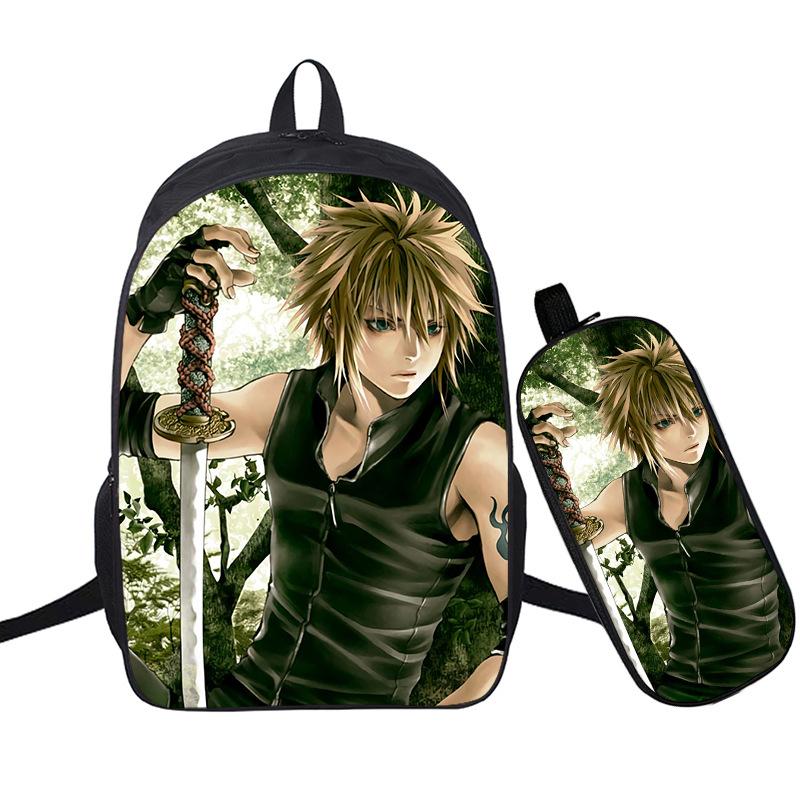 Рюкзак с 3D цифровой печатью Riman, набор из двух частей, полноцветный рюкзак, студенческий школьный рюкзак