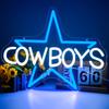 Неоновая вывеска Cowboys Football для декора стен Светодиодная неоновая вывеска Cowboy Football Неоновая вывеска Football Sports Декор для клубной вечеринки