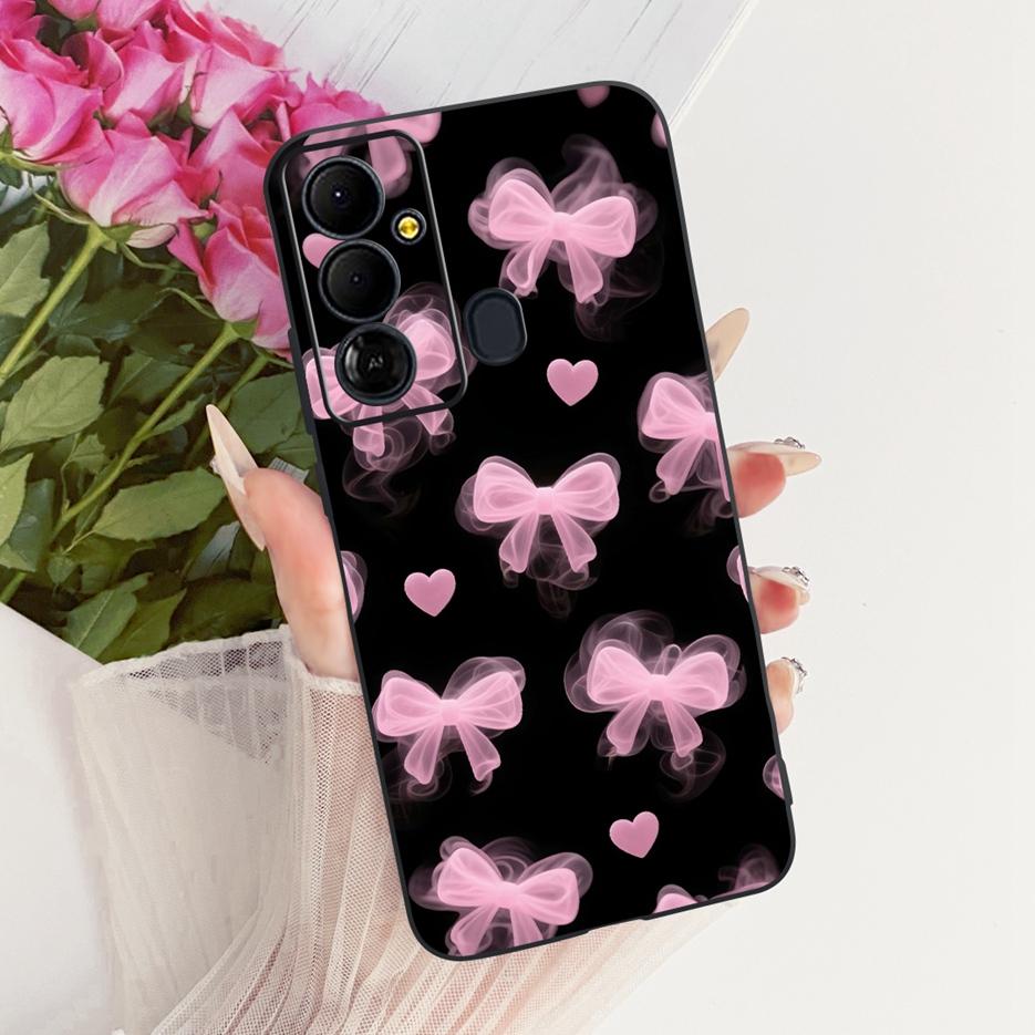 Чехол для Tecno Pop 6 GO BE6j Милый Лев Модный Расписной Чехол Мягкий ТПУ Чехол для Телефона Для Tecno Pop 6 Pro BE8 Pop6 GO Задняя Крышка Сумки