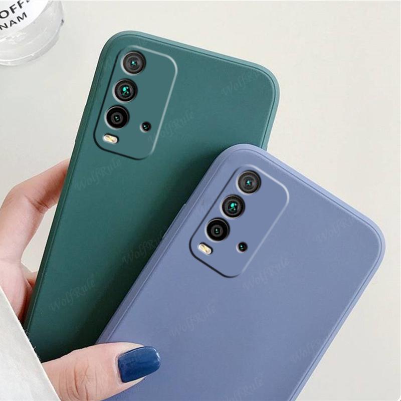 Для чехла Xiaomi Redmi 9T чехол Redmi 9T Capas жидкий силиконовый противоударный чехол для телефона бампер TPU мягкий чехол Redmi 9T Fundas 6.53"