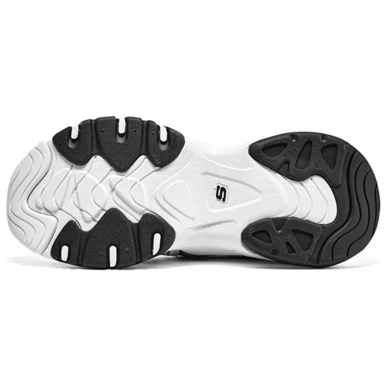Skechers DLites 3.0 Спортивные кроссовки из воздушной сетки Универсальные Прочные Низкие Папины кроссовки Женская кроссовка Черно-белый 896233-BKW